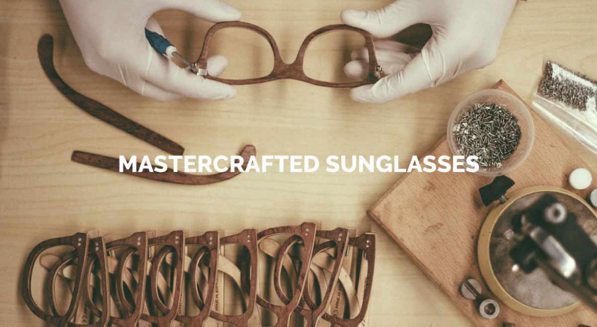 gafas hechas a mano en España protección solar