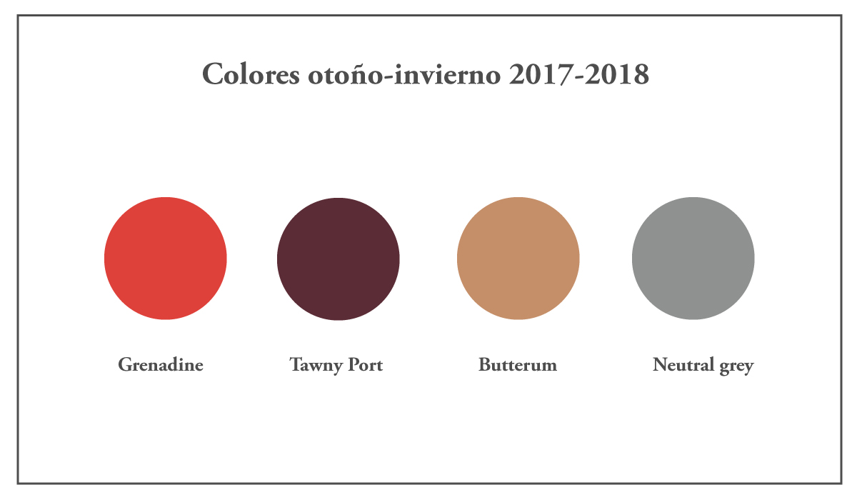 colores moda ropa decoracion invierno 2017 2018