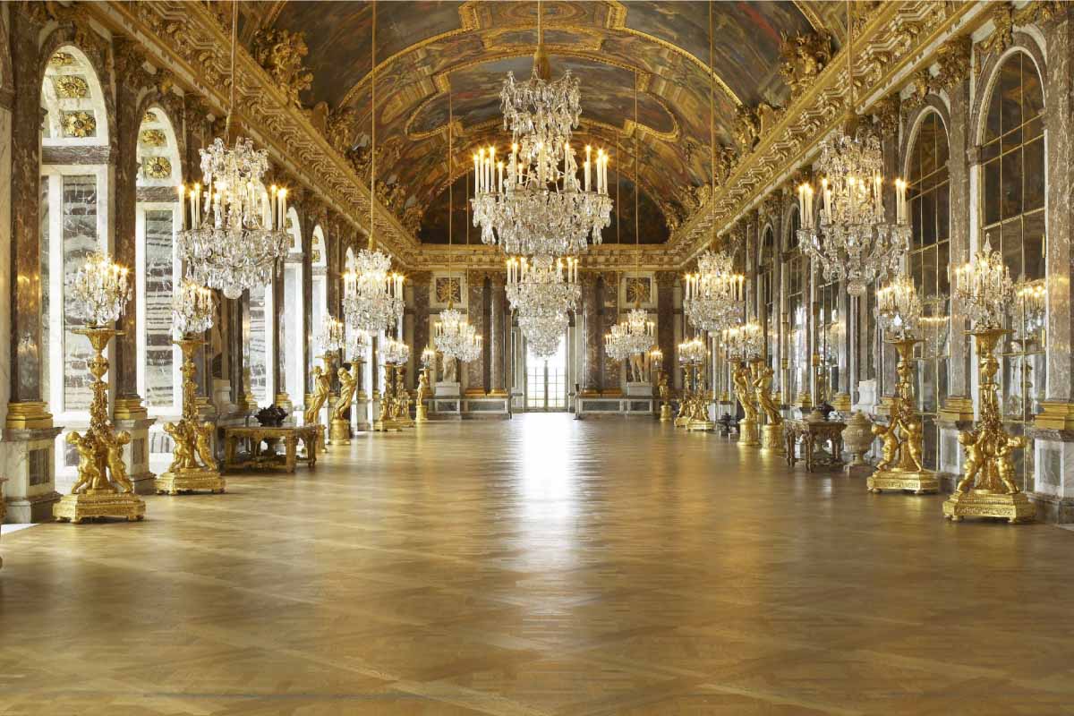 parquet flooring in versailles palace